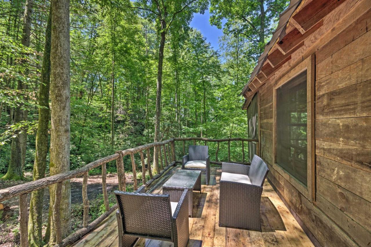 Creekside Cabin With Deck In Pisgah Forest! Barnardsville Exterior foto