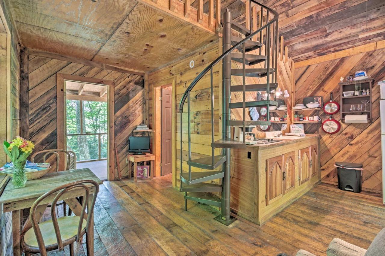 Creekside Cabin With Deck In Pisgah Forest! Barnardsville Exterior foto
