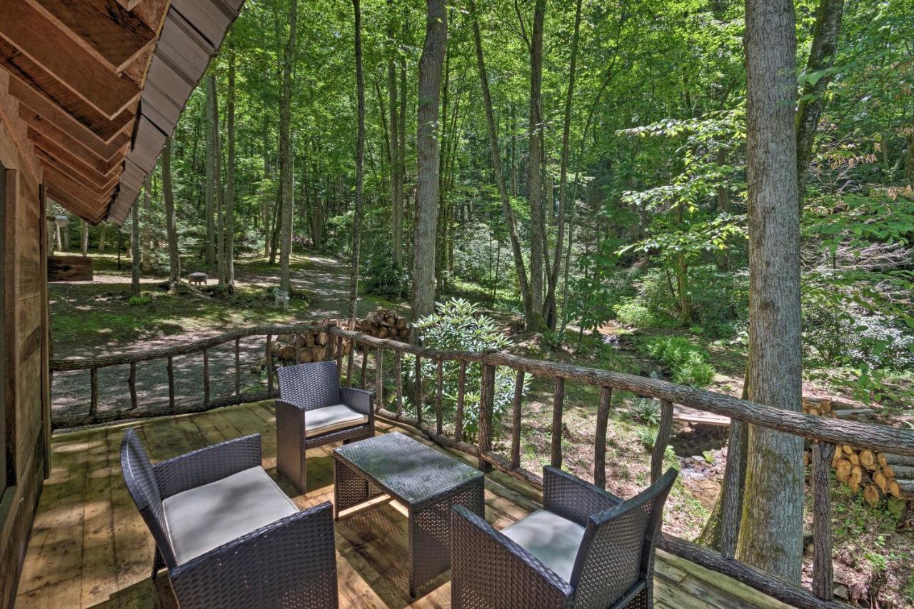 Creekside Cabin With Deck In Pisgah Forest! Barnardsville Exterior foto
