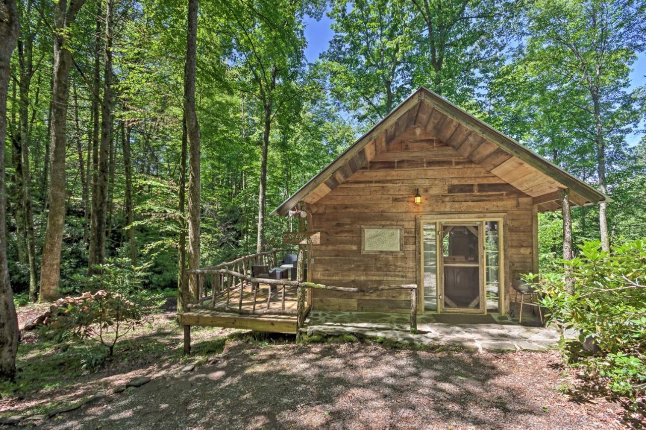 Creekside Cabin With Deck In Pisgah Forest! Barnardsville Exterior foto